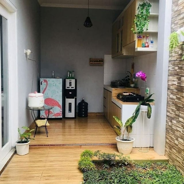 desain dapur sempit