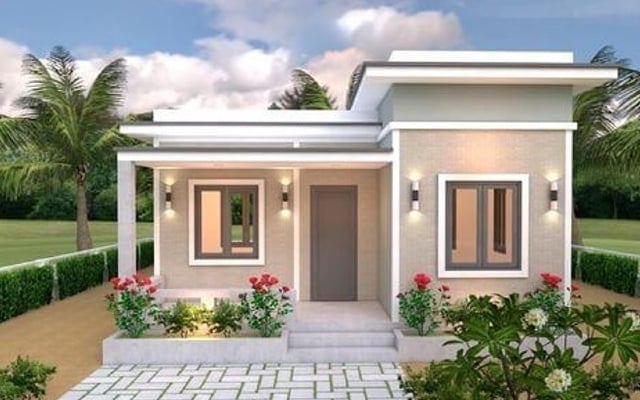 Rumah atap dak sederhana Rumah atap dak sederhana