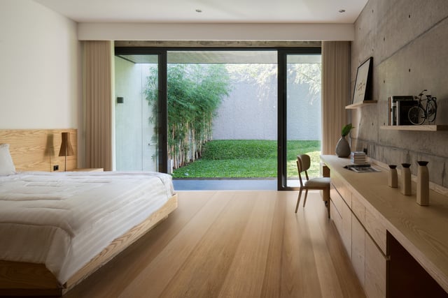 ruangan dengan dominasi elemen kayu ruangan dengan dominasi elemen kayu