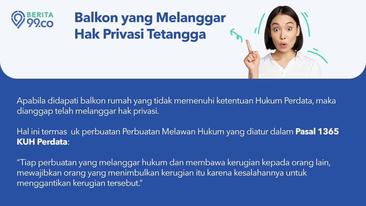 balkon melanggar privasi