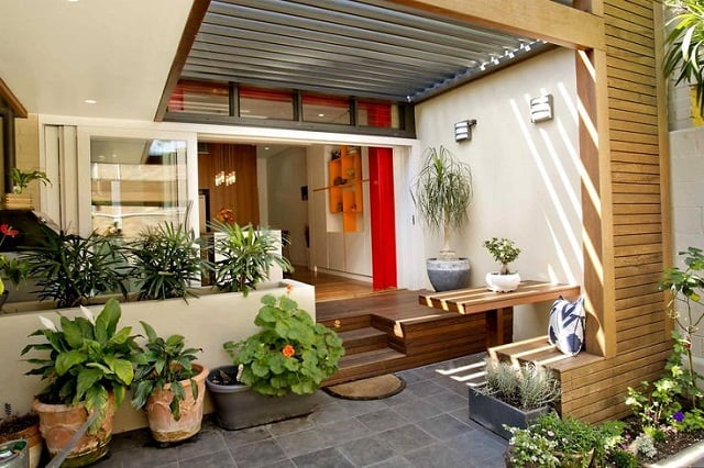 feng shui teras rumah bersih