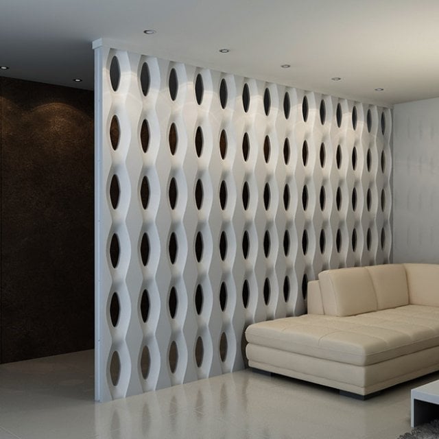model partisi gypsum 3d