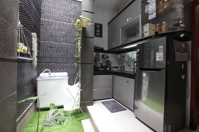 dapur hitam modern batu alam dapur hitam modern batu alam