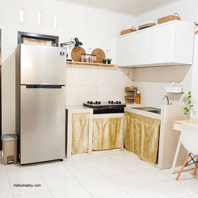 desain dapur rumah type 27 60 menawan