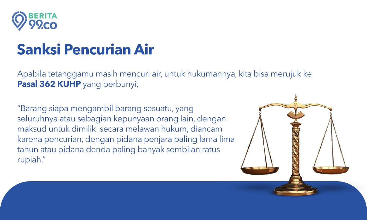 pasal mencuri air
