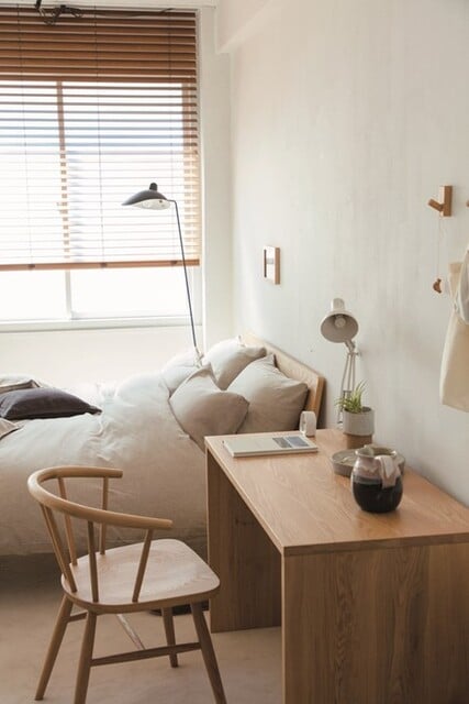 desain kamar tidur minimalis ala Jepang nuansa kayu desain kamar tidur minimalis ala Jepang nuansa kayu