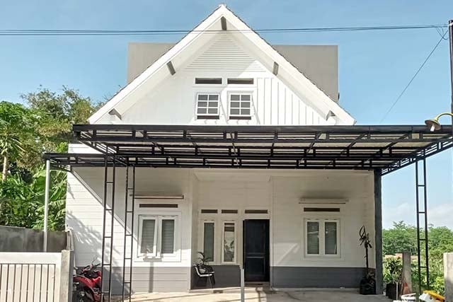 desain rumah american farmhouse