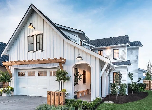 ide desain rumah american farmhouse