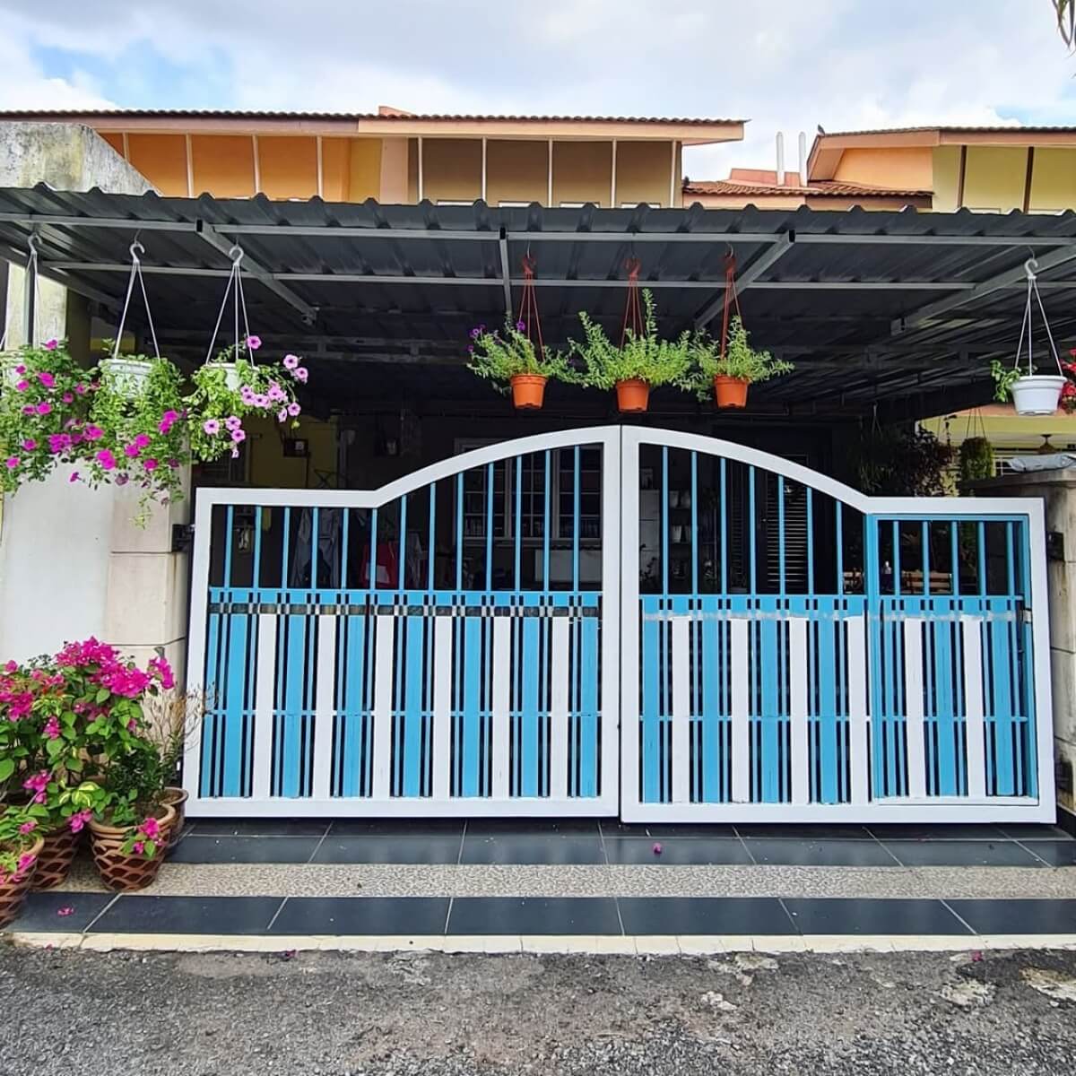 warna cat pagar biru dan putih warna cat pagar biru dan putih