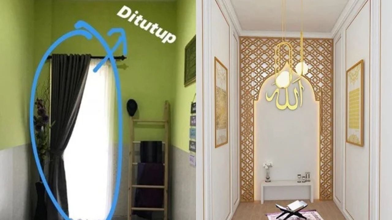 Desain Mushola Kecil Berbentuk Lorong
