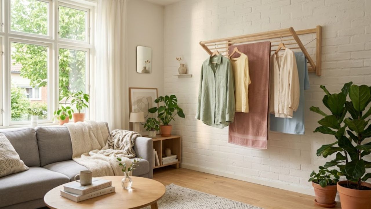 Tempat jemur baju indoor rumah (1)