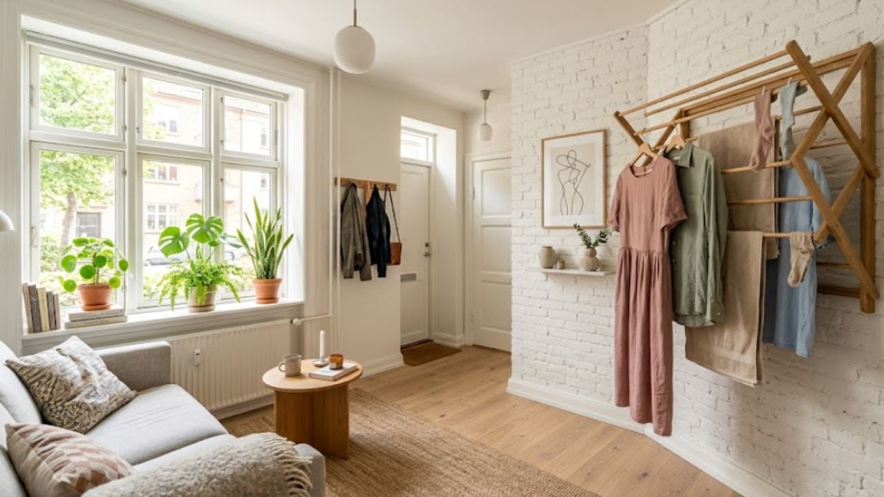 Tempat jemur baju indoor rumah (2)