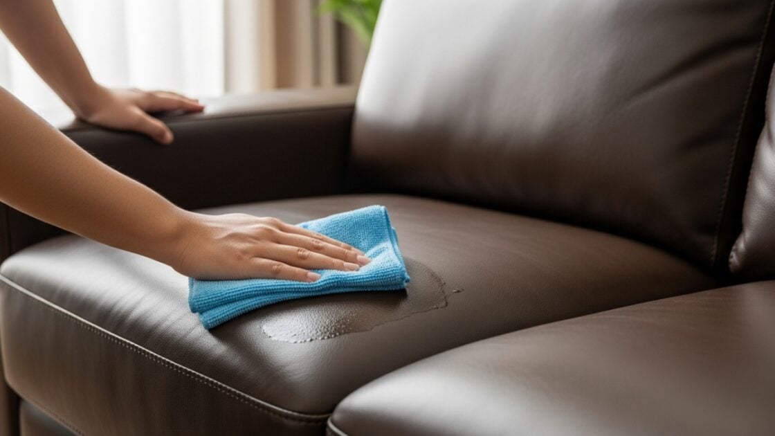 Cara Membersihkan Sofa Kulit Sintetis dari Noda Cara Membersihkan Sofa Kulit Sintetis dari Noda