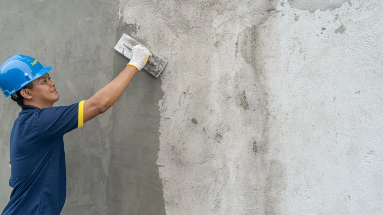 harga borongan plester aci plus material