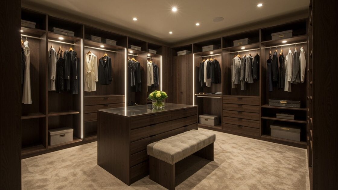 7 Tips Membangun Walk-in Closet di Rumah