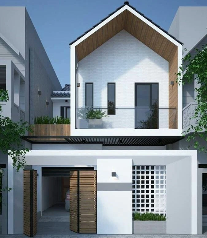 tampak depan rumah minimalis