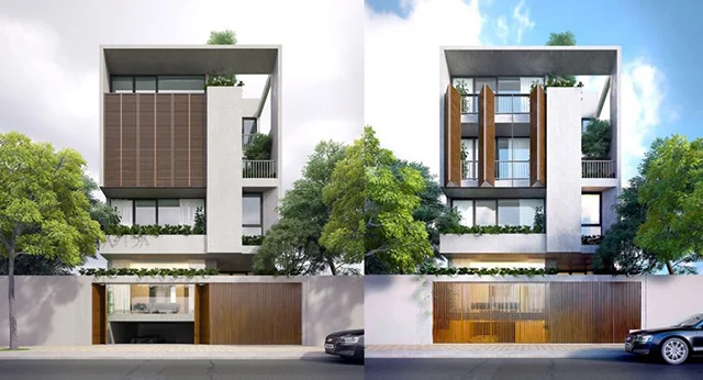 model fasad hunian minimalis