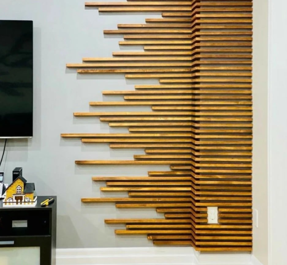 5. Desain Wall Panel yang Disusun secara Horizontal