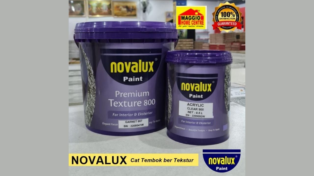 1. Cat Tembok Motif Marmer Novalux