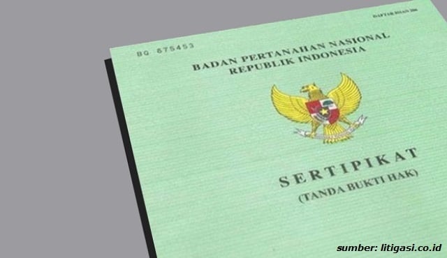 sertifikat tanah