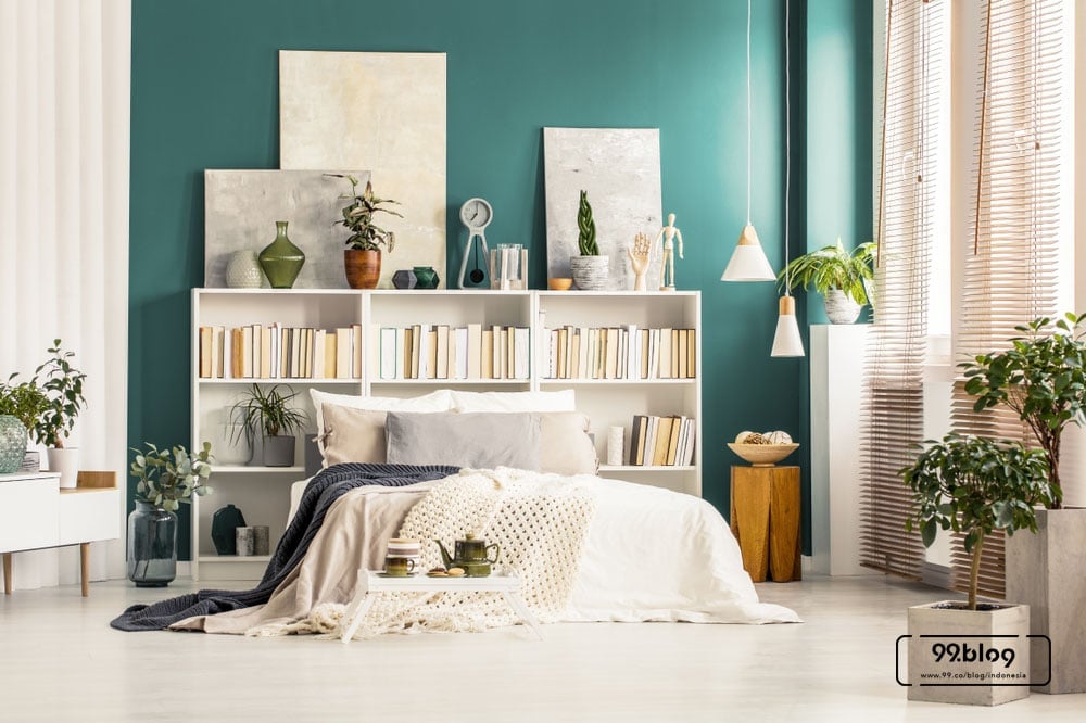 warna cat kamar tidur tosca