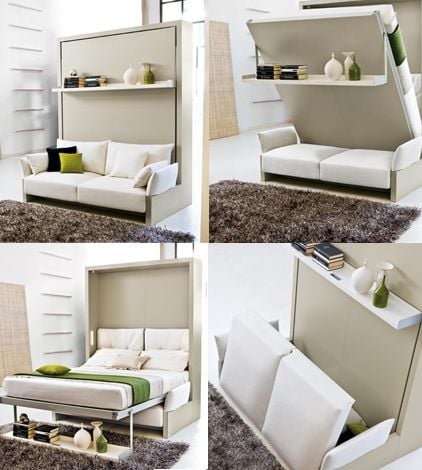 tempat tidur multifungsi sofa