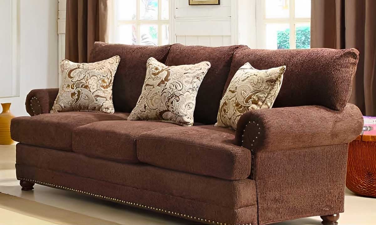 bahan sofa chenille