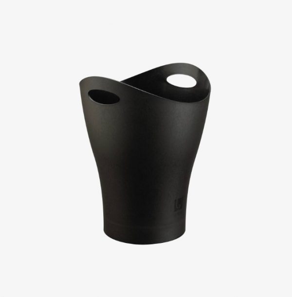 tempat sampah unik warna hitam
