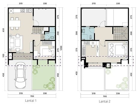 rumah minimalis 2 lantai