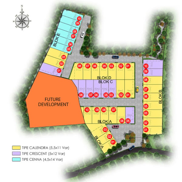 site plan rumah
