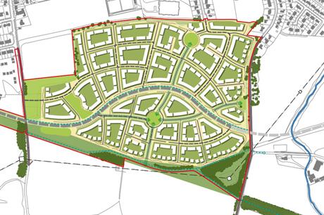 gambar site plan