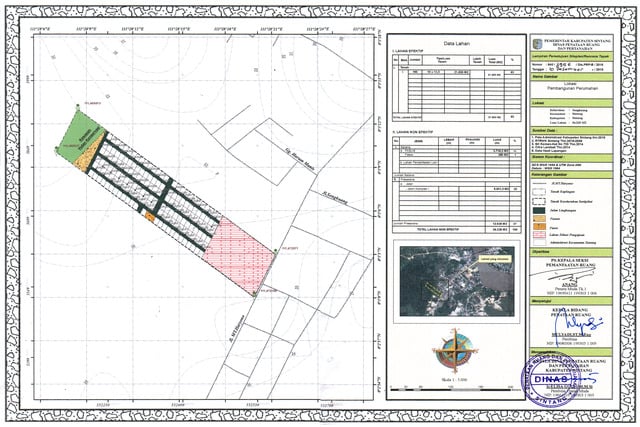site plan perumahan subsidi