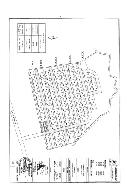 site plan perumahan subsidi