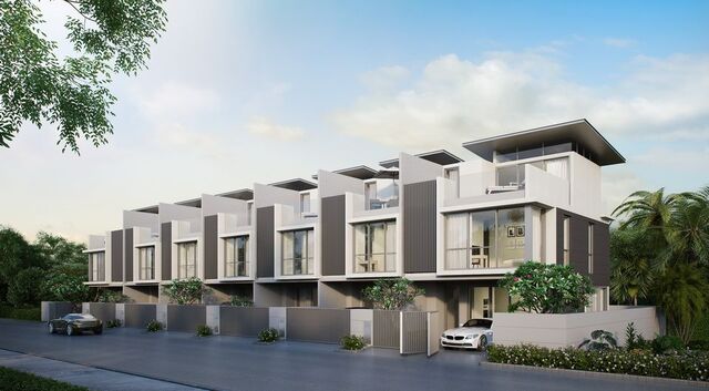 rumah townhouse modern minimalis