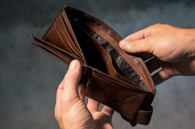 dompet kosong bangkrut