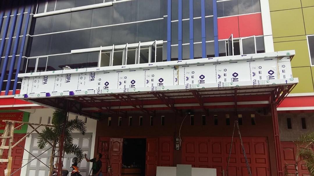 alumunium composite panel bangunan