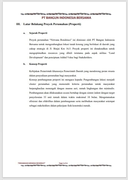 contoh proposal kerjasama bisnis properti