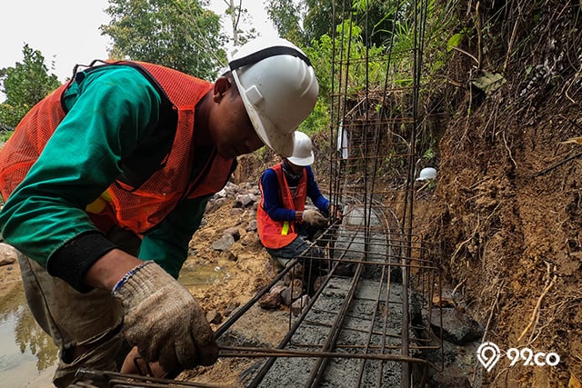 menghitung kebutuhan sloof beton