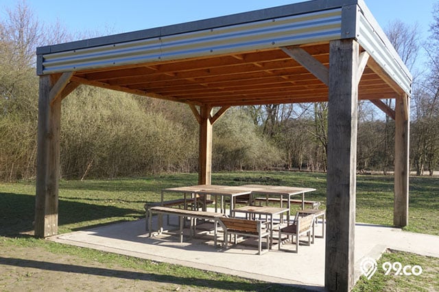 jenis gazebo kayu