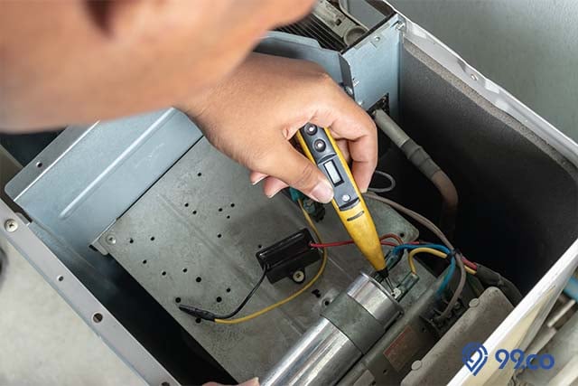 cara mengetahui kapasitor ac rusak