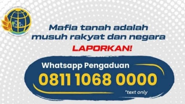 cara melaporkan mafia tanah