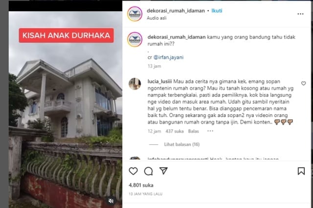 unggahan rumah terbengkalai