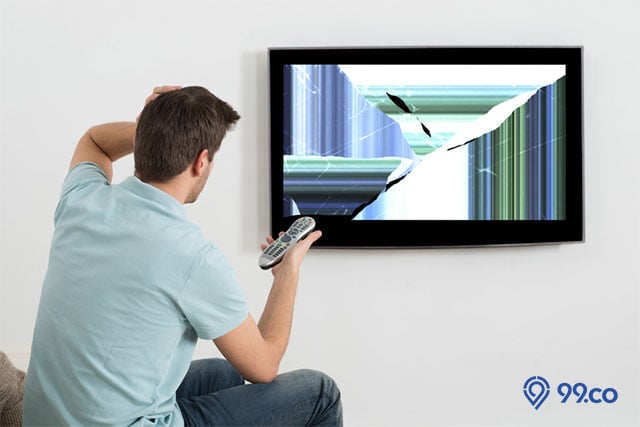 biaya ganti lcd tv pecah di indonesia