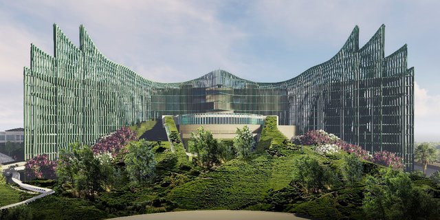 progres pembangunan istana presiden di ikn