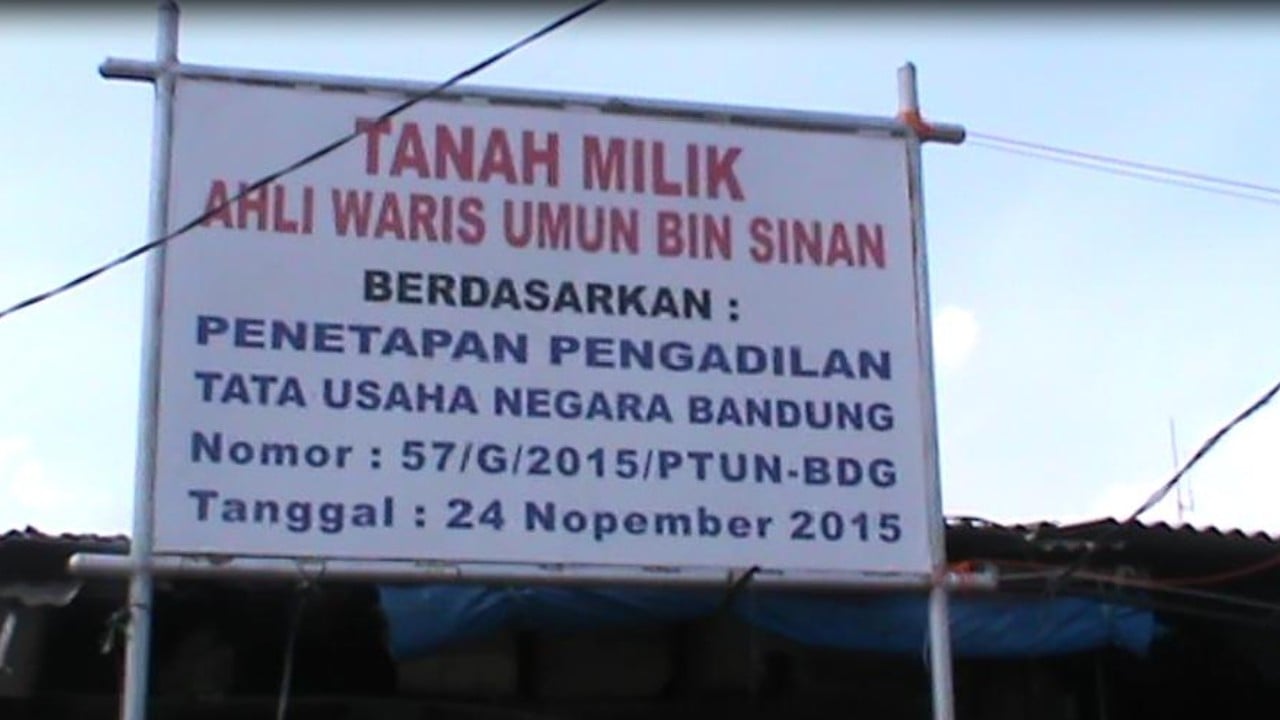 contoh plang tanah milik