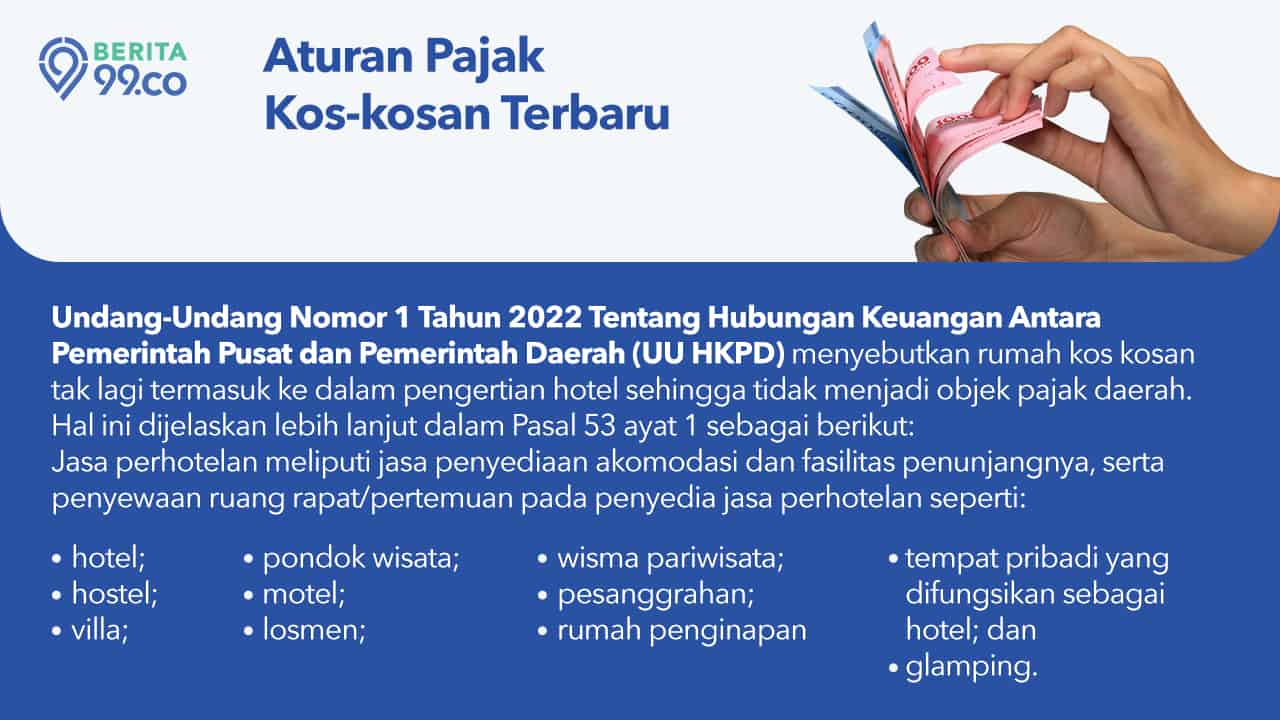 aturan pajak kos kosan