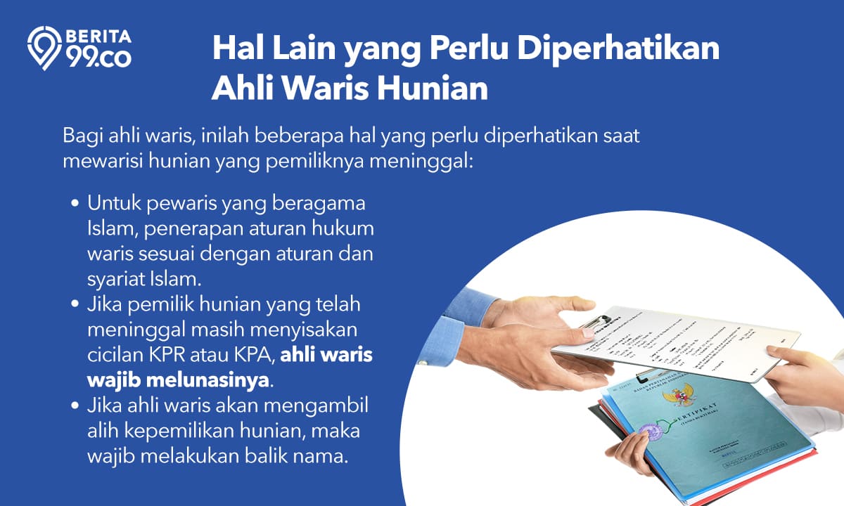 hal hal terkait ahli waris hunian