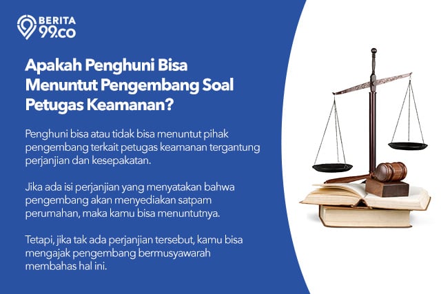penghuni bisa menuntut pengembang soal petugas keamanan