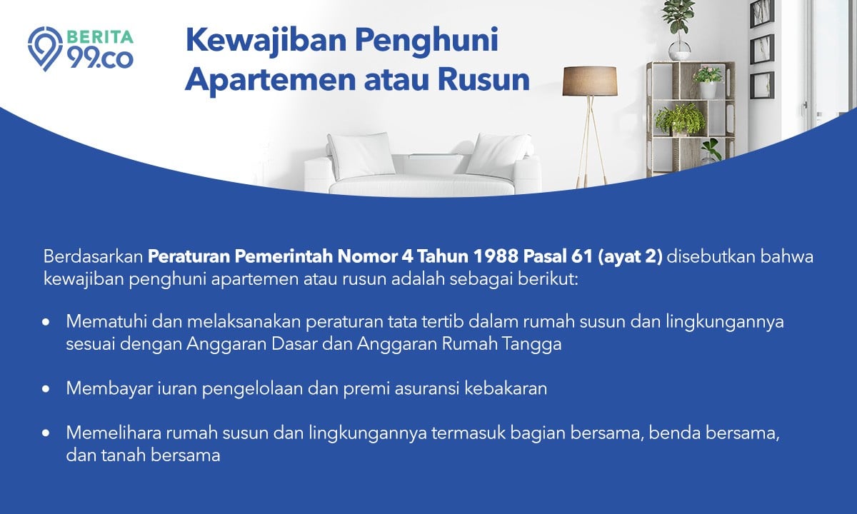 kewajiban penghuni apartemen