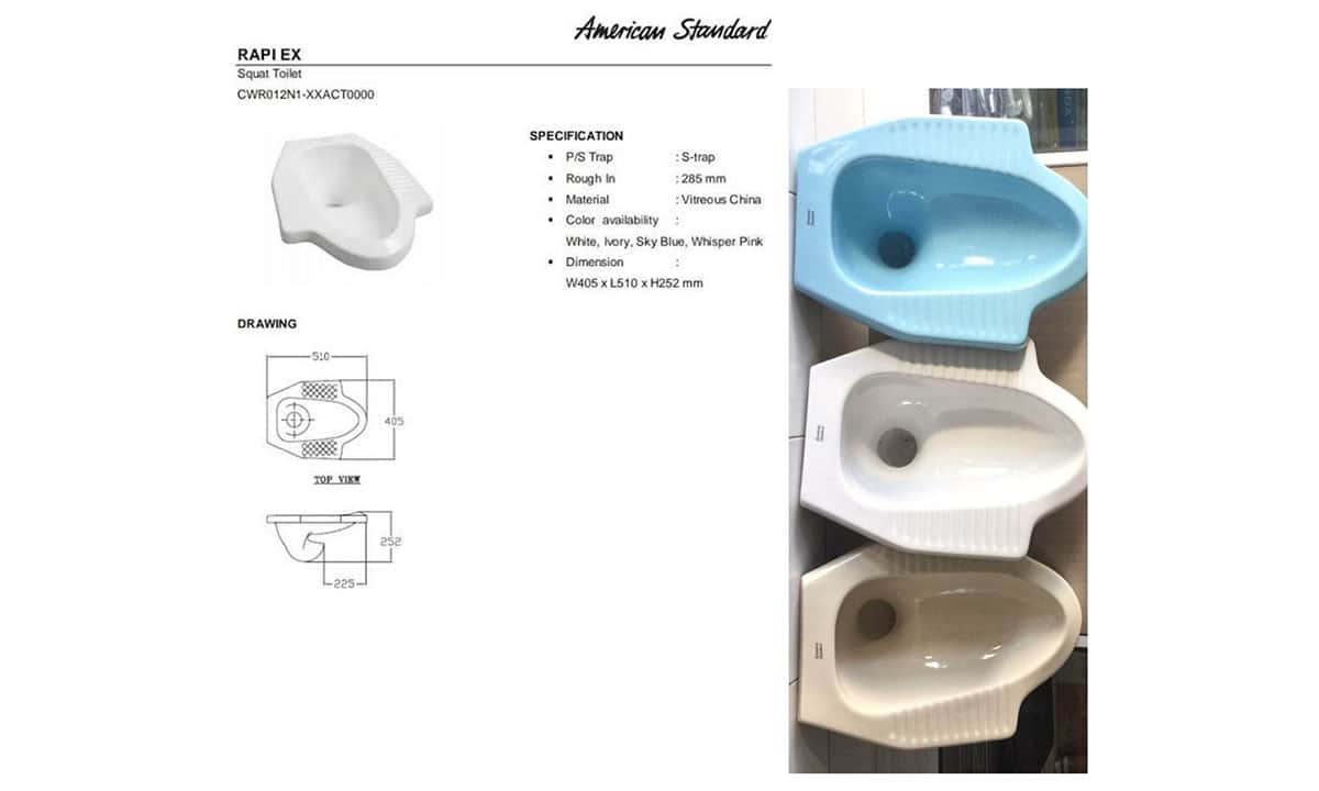 toilet American Standard Rapi EX
